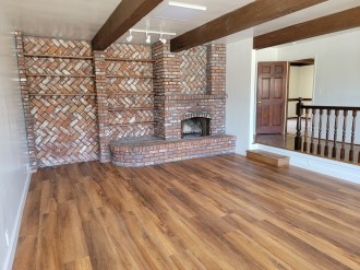 Large Family Room with Fireplace